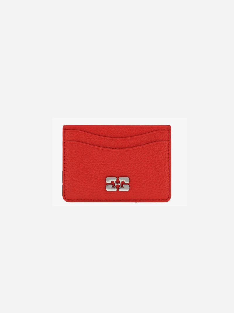 GANNI
Bou Card Holder Grained - Goji Berry