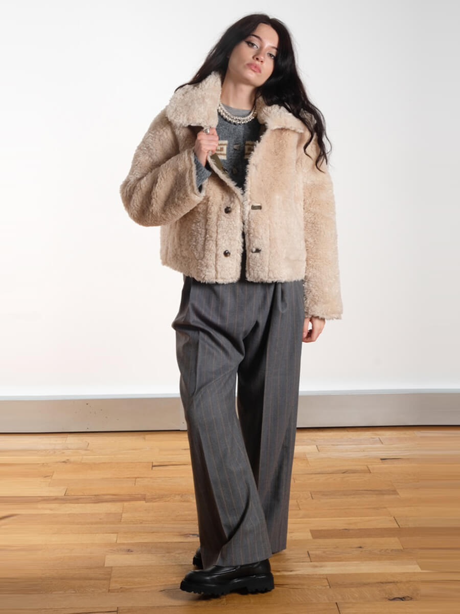 SAMDI
Johanna Reversible Jacket - Olive/Cream