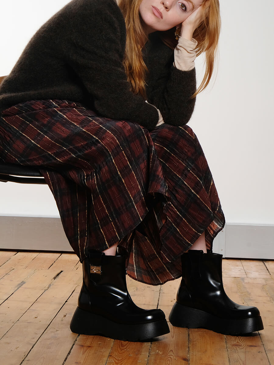 GANNI
Kat Low Boot Box Oleatex