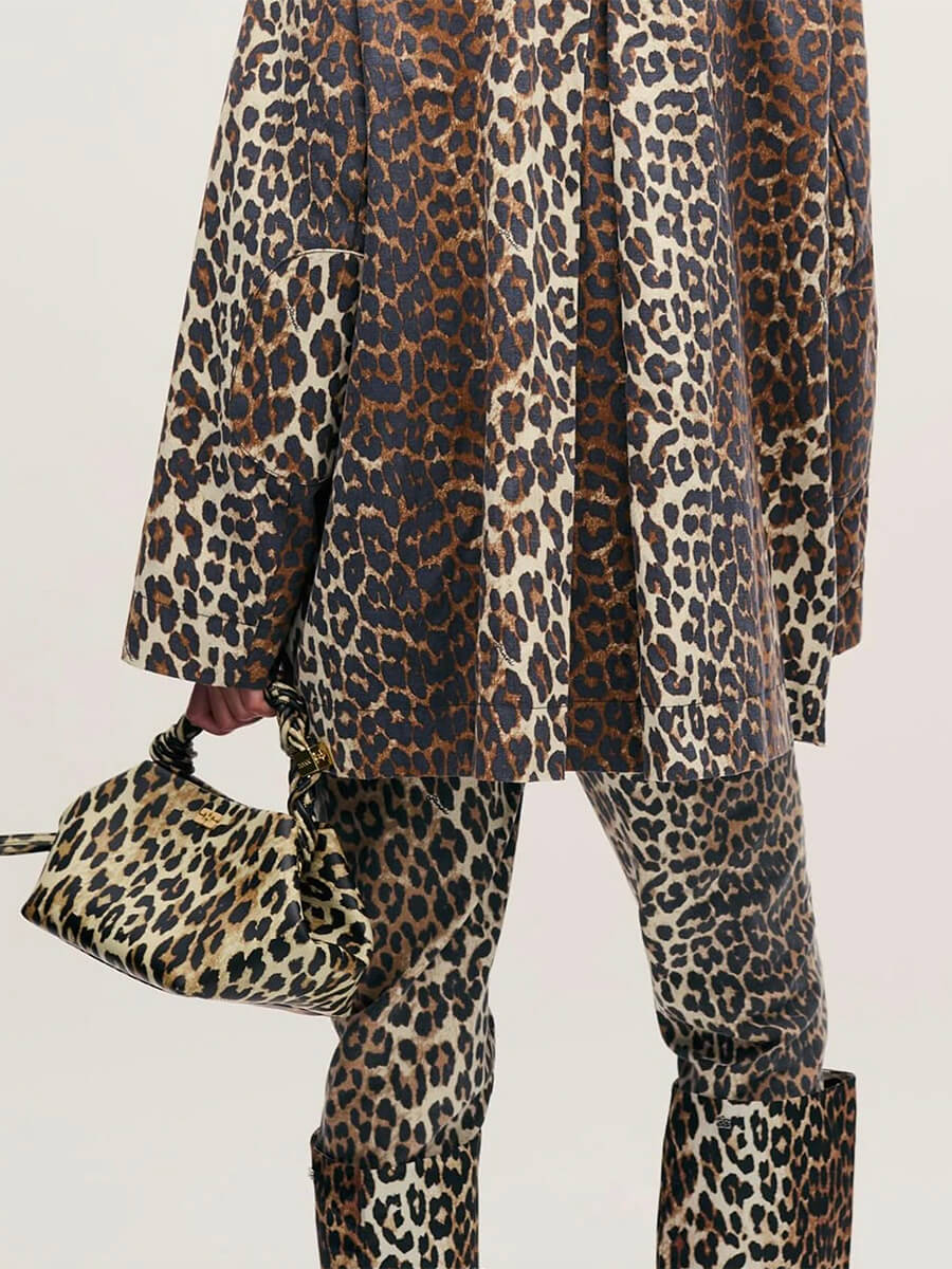 GANNI
Small Ganni Bou Bag - Leopard