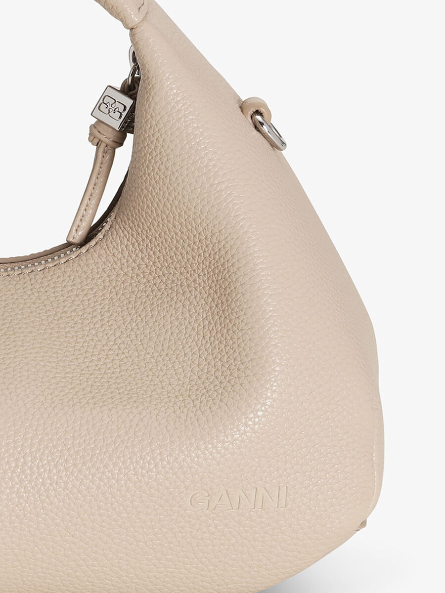 Ganni - Mini Hobo Bag - White Pepper