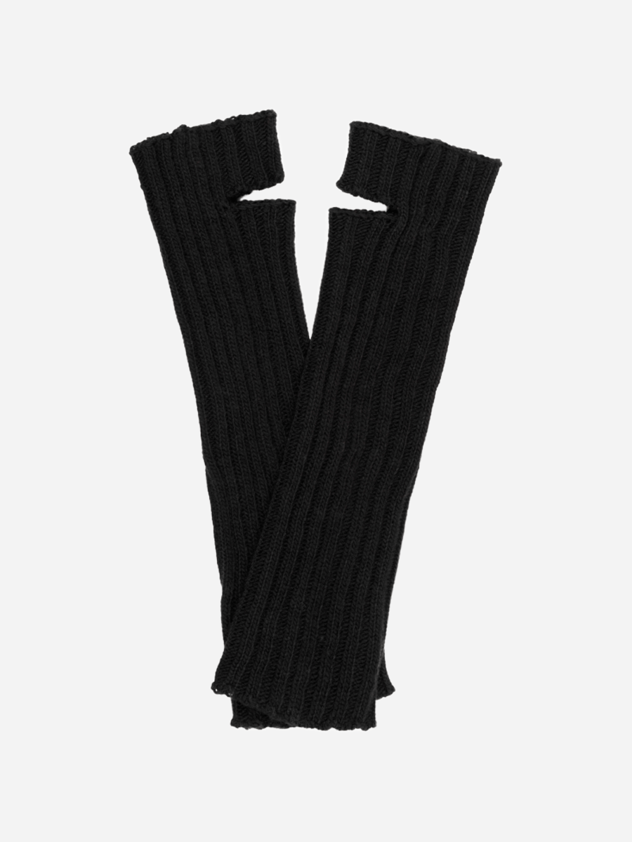 Sui Ava Gitte Leg Warmers - Black