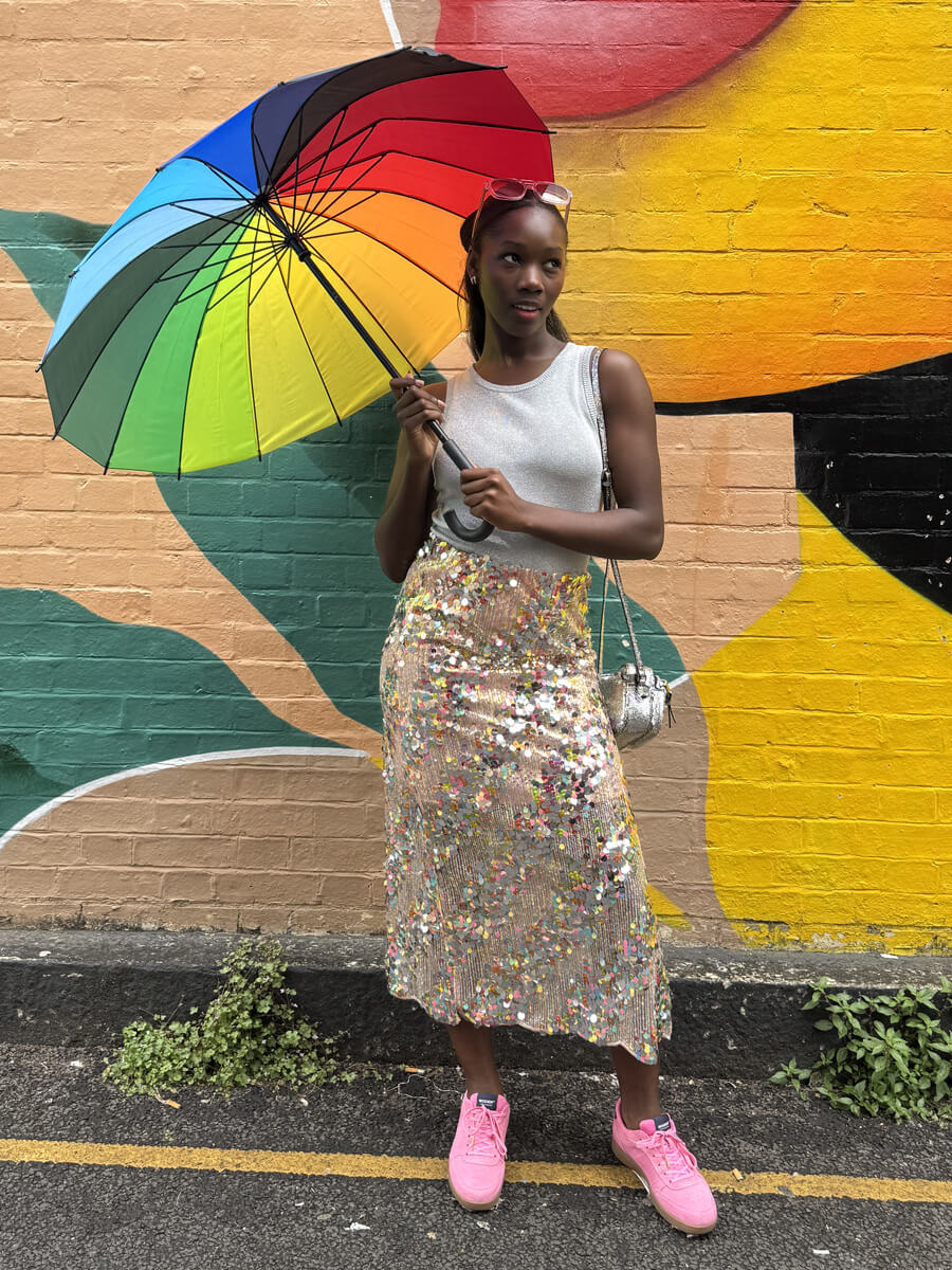 HUNKON Blaze Sequin Skirt
