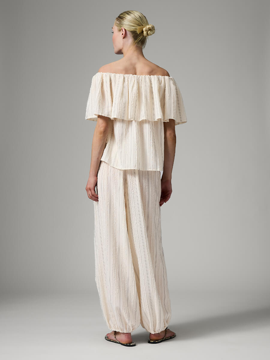 DAY BIRGER ET MIKKELSEN
Hera Raw Stripes Top - Jet Stream