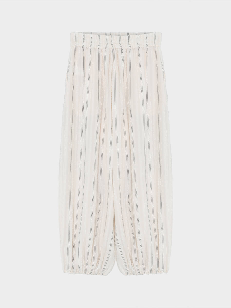 DAY BIRGER ET MIKKELSEN - Harsha Raw Stripes Trousers - Jet Stream