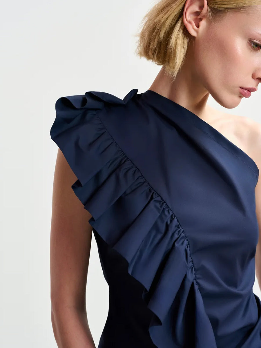 Essentel Antwerp Haven Top - Dark Sapphire