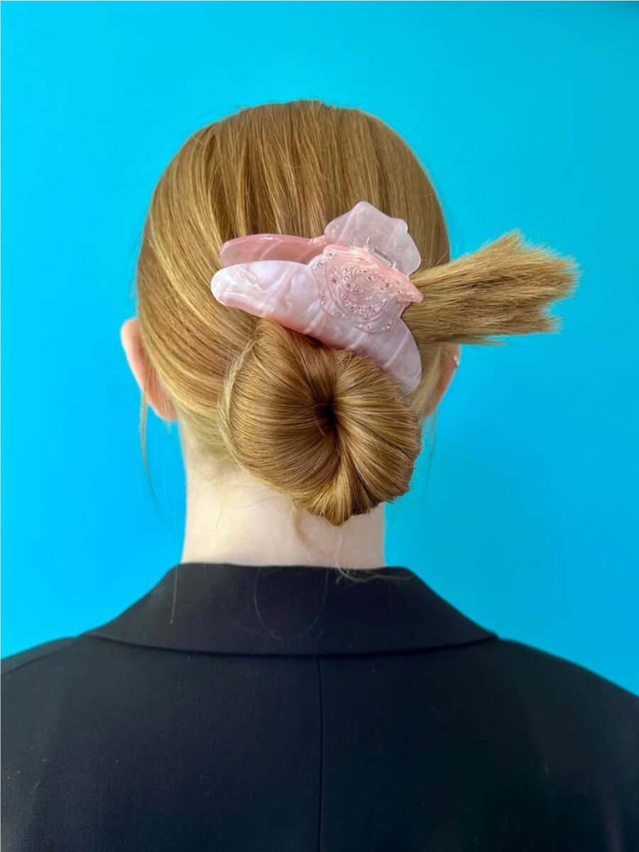 Sui Ava Helle Rose Middle Hairgrip - Pink