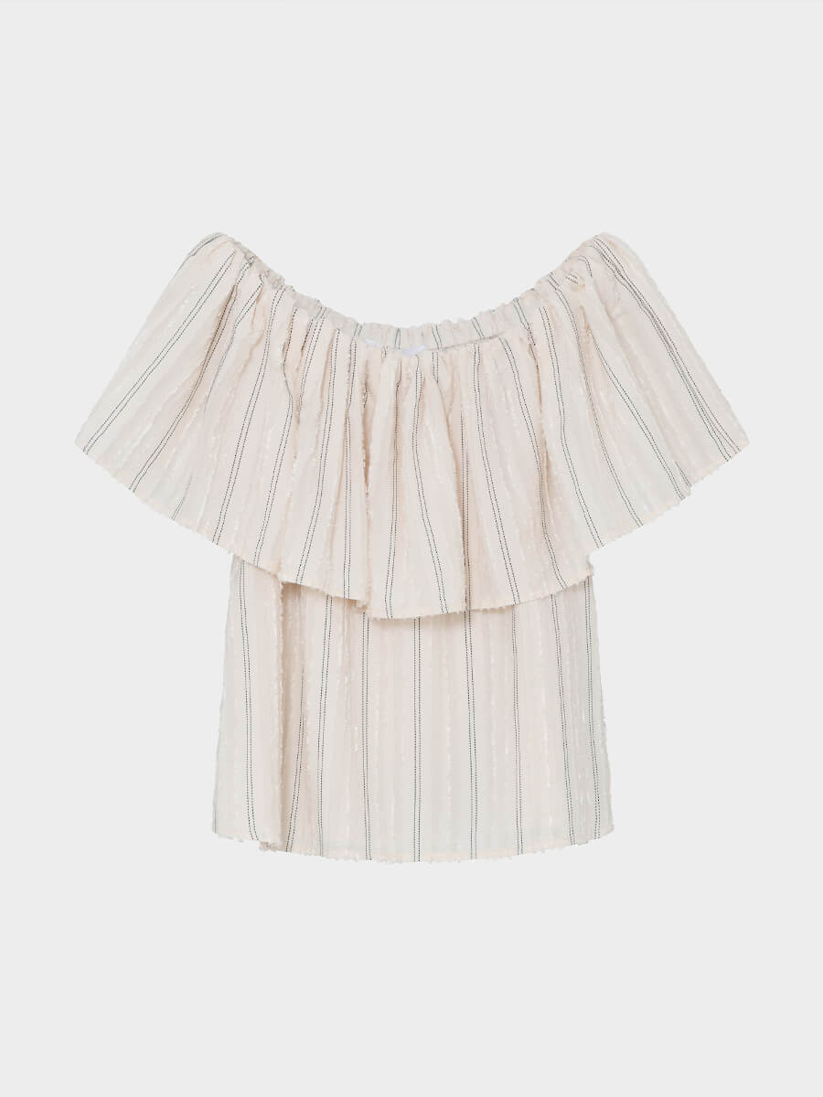 DAY BIRGER ET MIKKELSEN
Hera Raw Stripes Top - Jet Stream