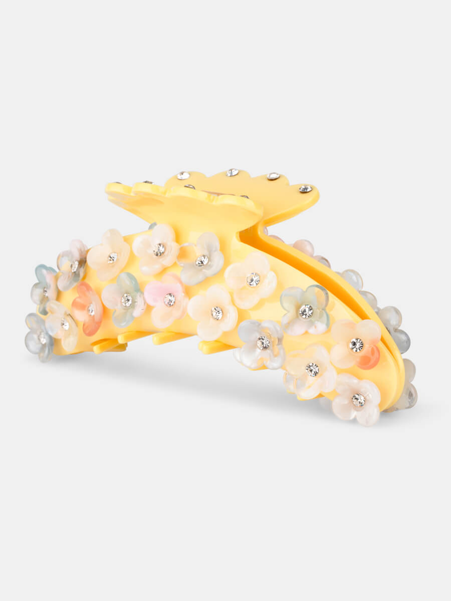 Suui Ava I Can Buy Myself Flowers Hairgrip - Light Yellow