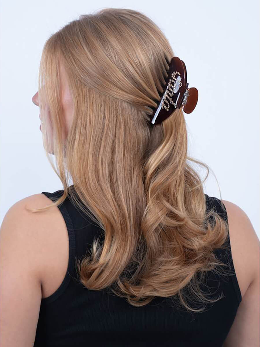 SUI AVA Ida Santa Big Hairgrip - Chocolate Fondant