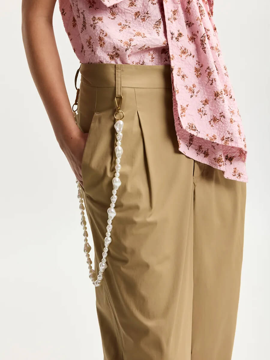 Essentiel Antwerp
Jesuis Barrel Leg Pants - Cafe Frappe