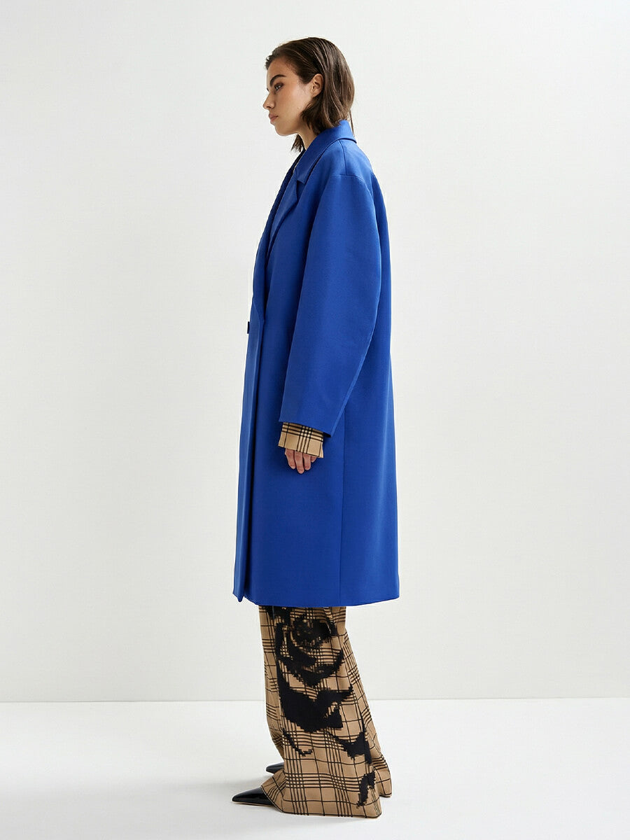 Essentiel Antwerp Junta Coat - Cobalt Blue