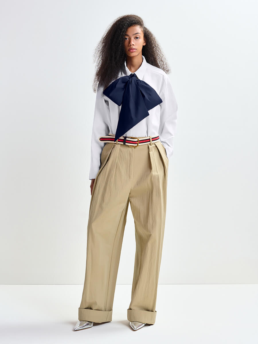 Essentiel Antwerp Jambers Pussy Bow Collar Shirt