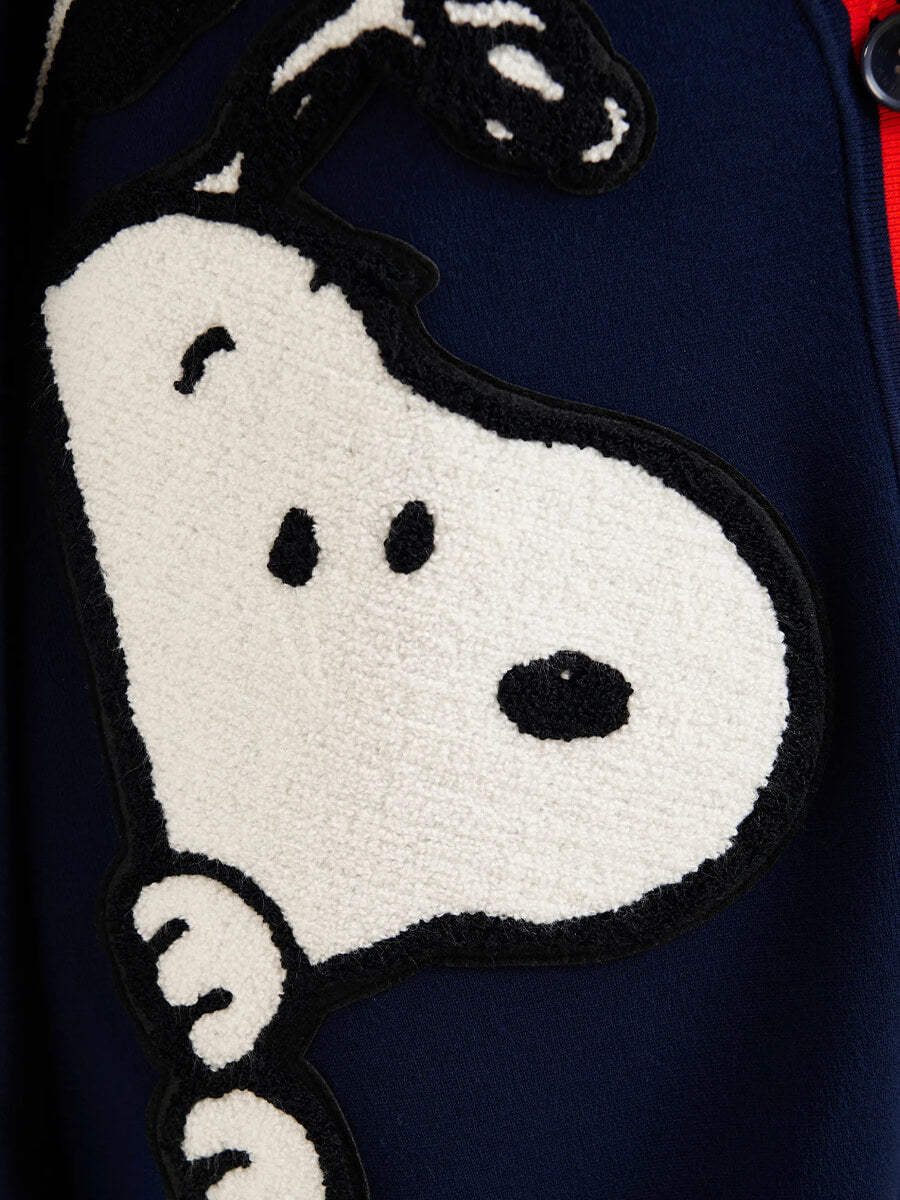 ESSENTIEL ANTWERP
Jaseball Snoopy Cardigan - Patriot Blue