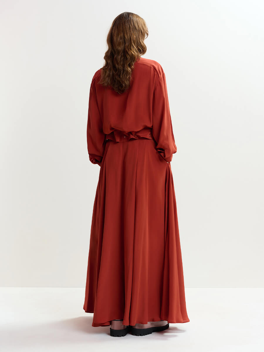 Essentiel Antwerp Jebba Playsuit - Burnt Red