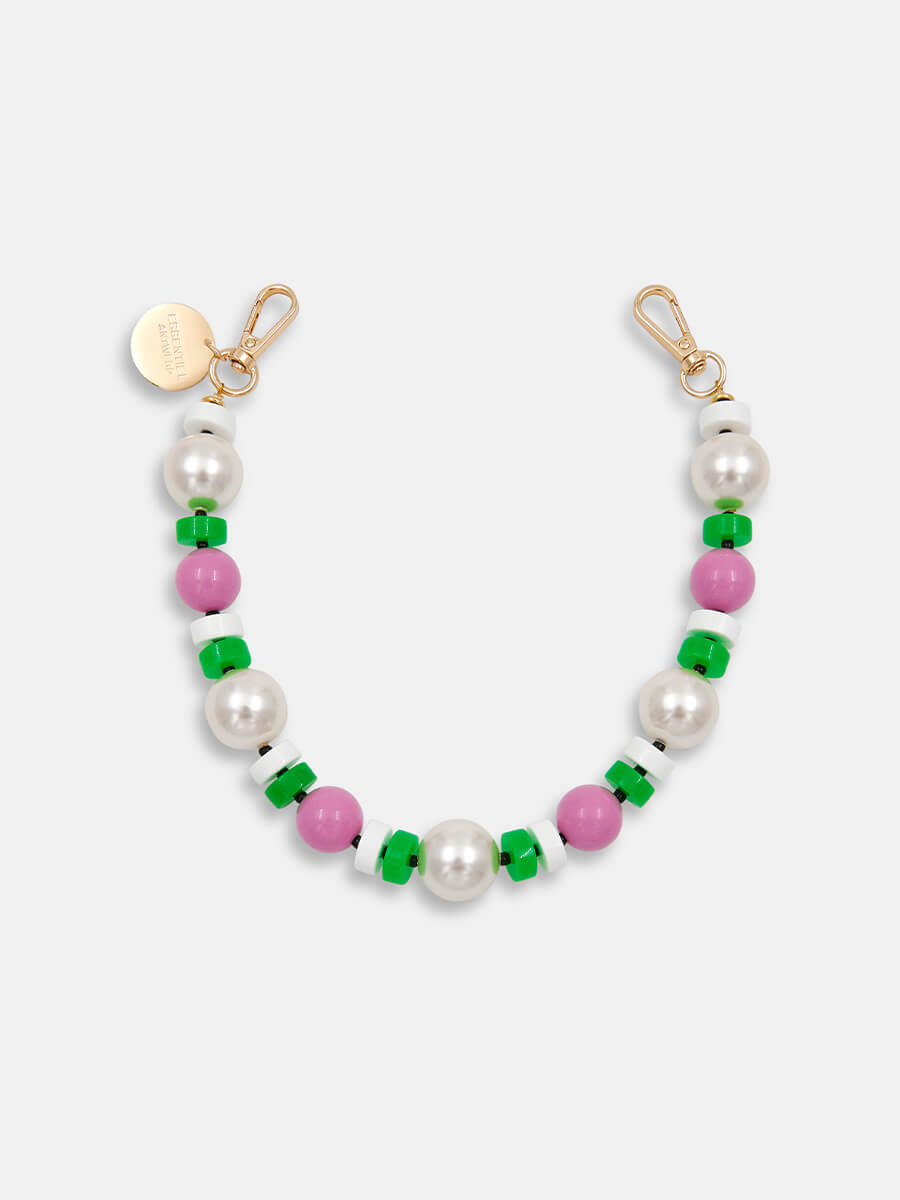 Essentiel Antwerp Jekko Bag Chain - Green and Pink