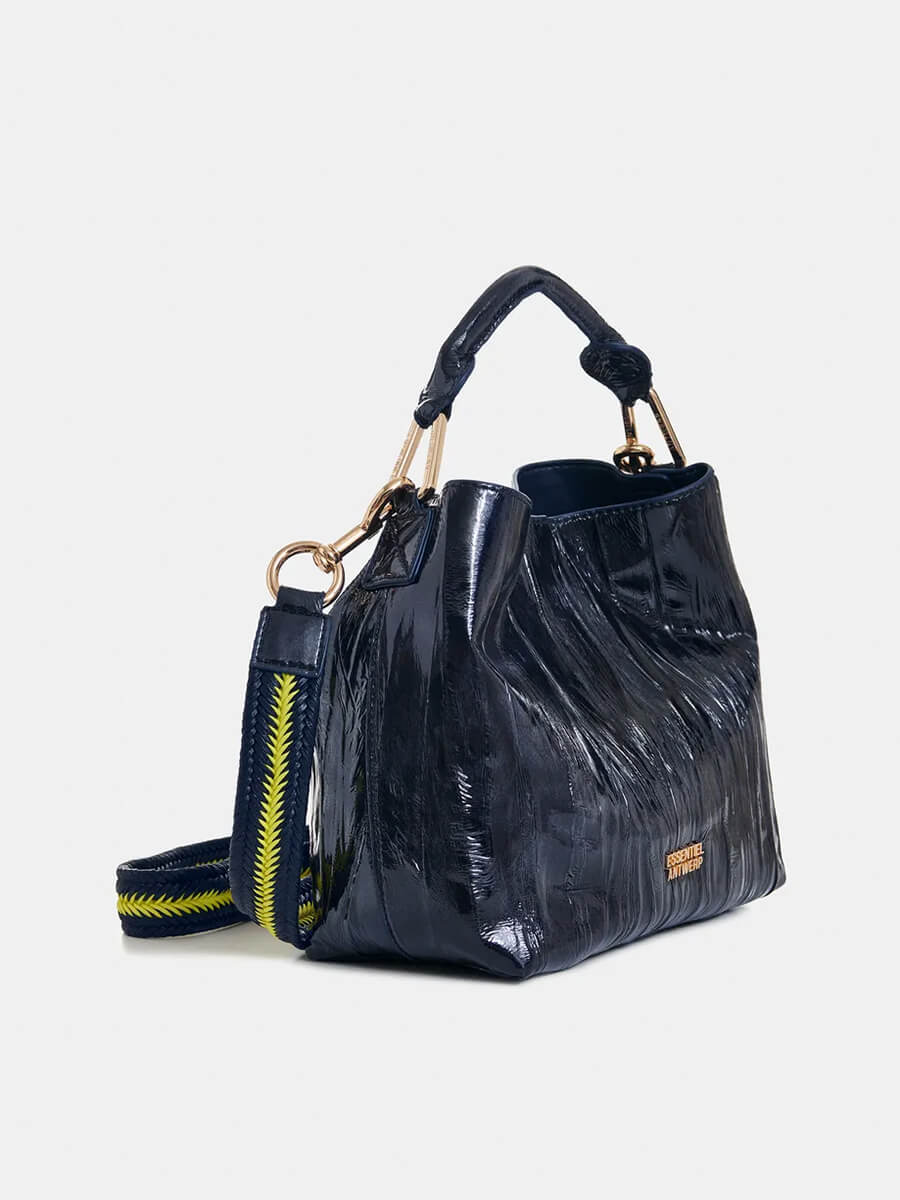 Essentiel Antwerp Jhossi Mini Print Shopper Bag - Navy