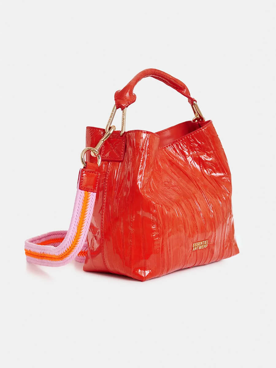 Essentiel Antwerp Jhossi Mini Print Shopper Bag - Orange