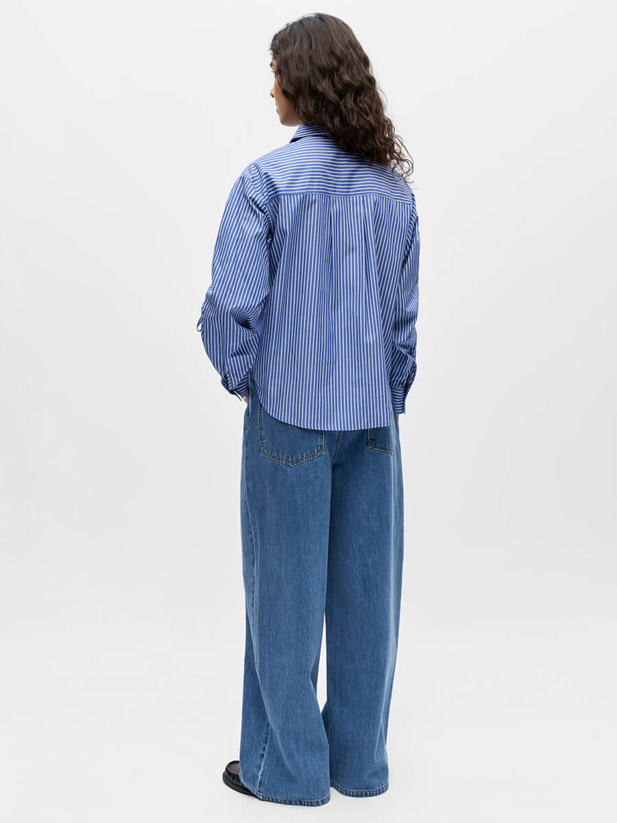 OBJECT Jio Ruched Sleeve Shirt