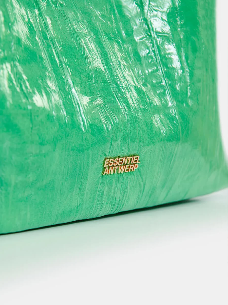 Essentiel Antwerp Jistalo Shopper Printed Bag - Green Jistalo Shopper Printed Bag - Green