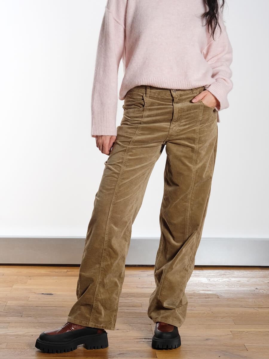 Nara Trousers - Savannah Tan Cord