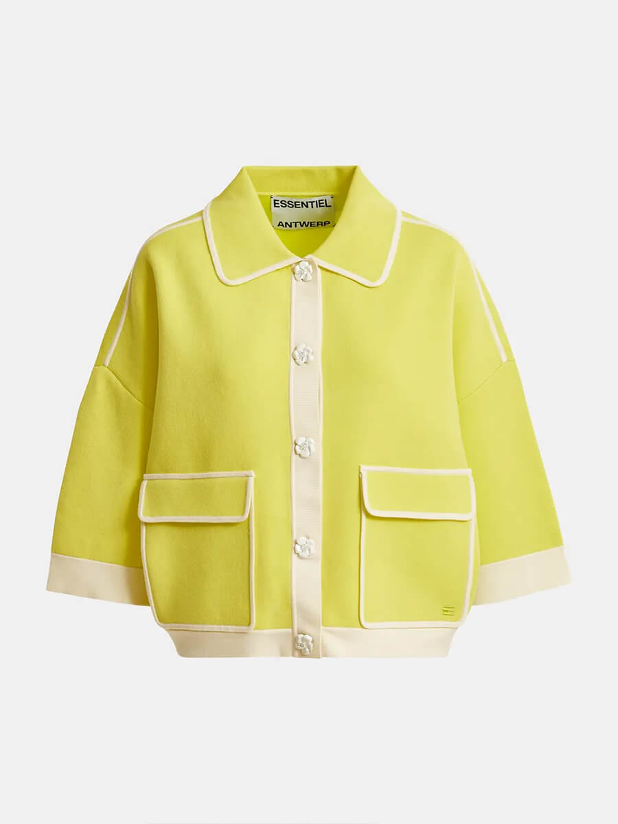 Essentiel Antwerp Jugly Cardigan - Yellow