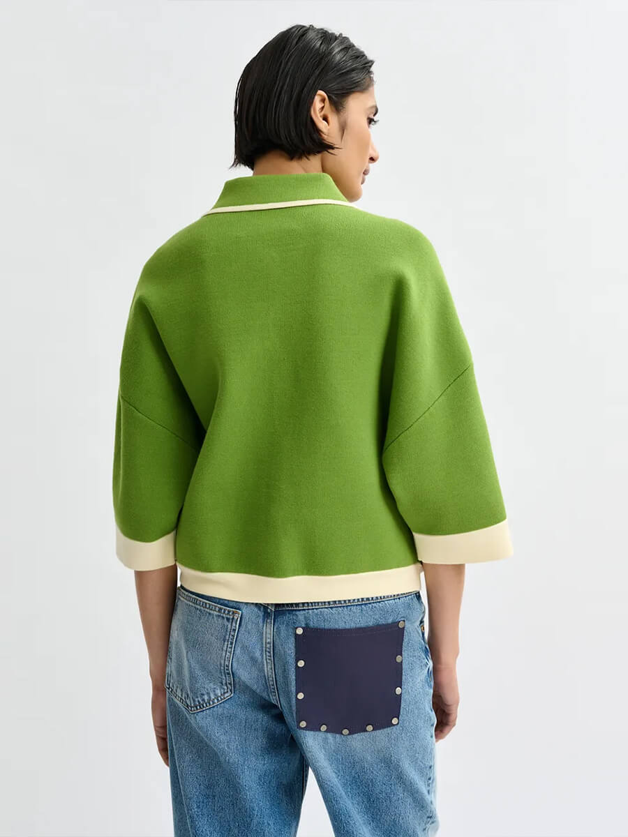 Essentiel Antwerp Jugly Cardigan - Green