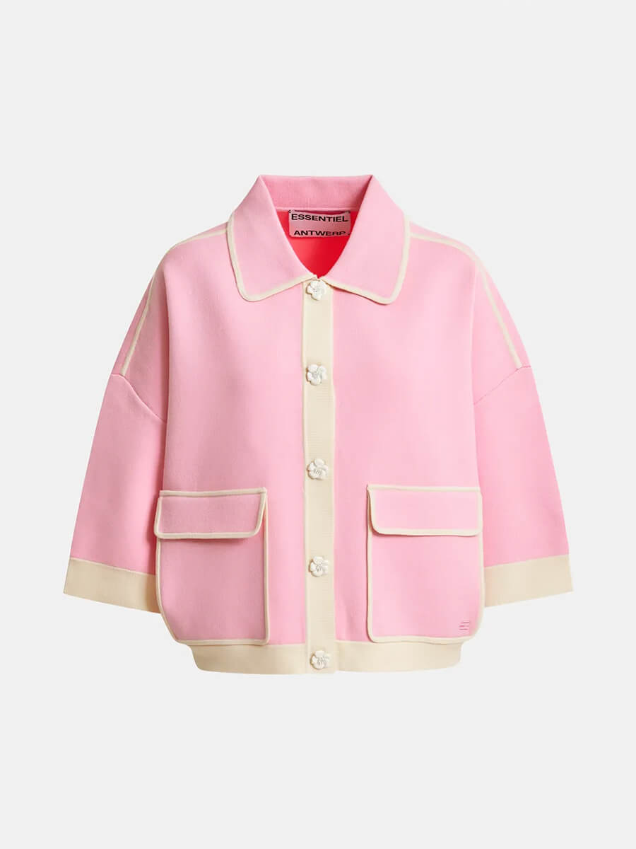 Essentiel Antwerp Jugly Cardigan - Pink
