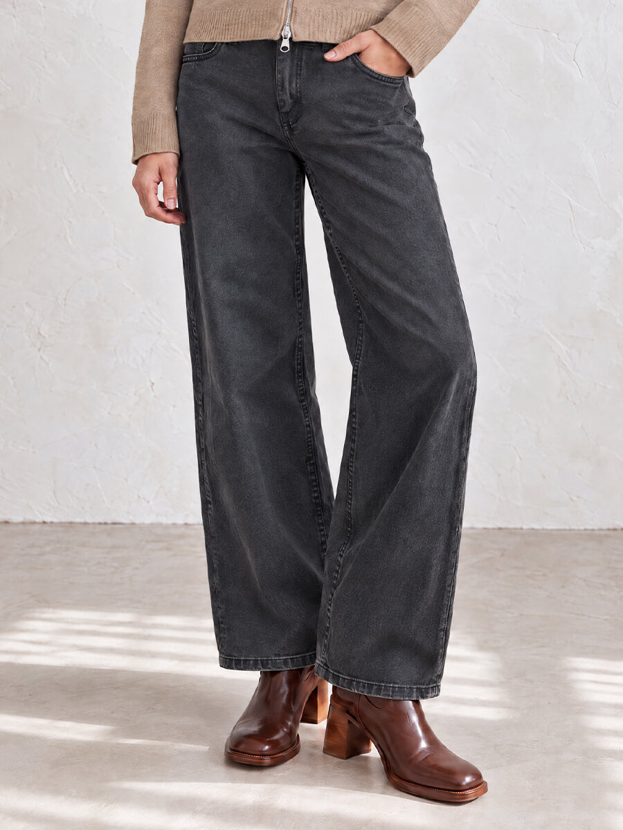 CABANA LIVING
Julietta Denim Pants - Black