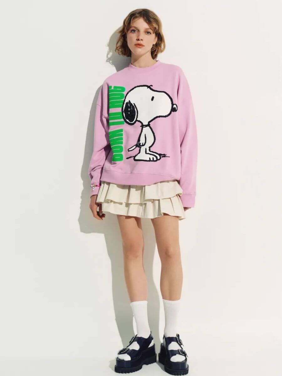 Essentiel Antwerp Jumbrella Sweatshirt - Violette