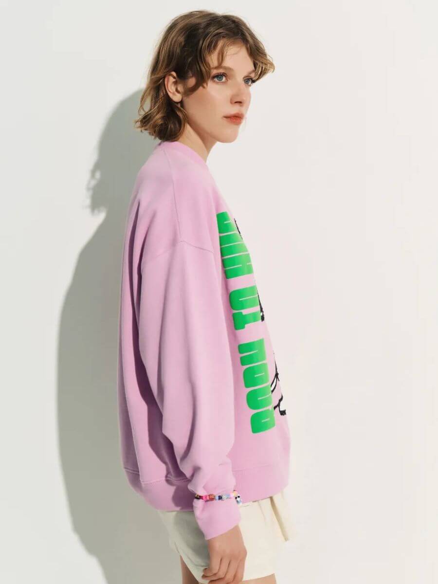 Essentiel Antwerp Jumbrella Sweatshirt - Violette
