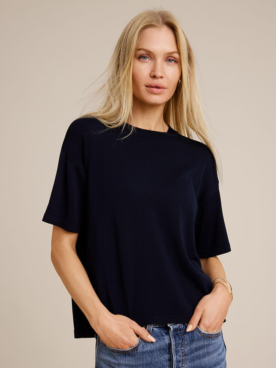 Sibin Linnebjerg June T-Shirt - Navy