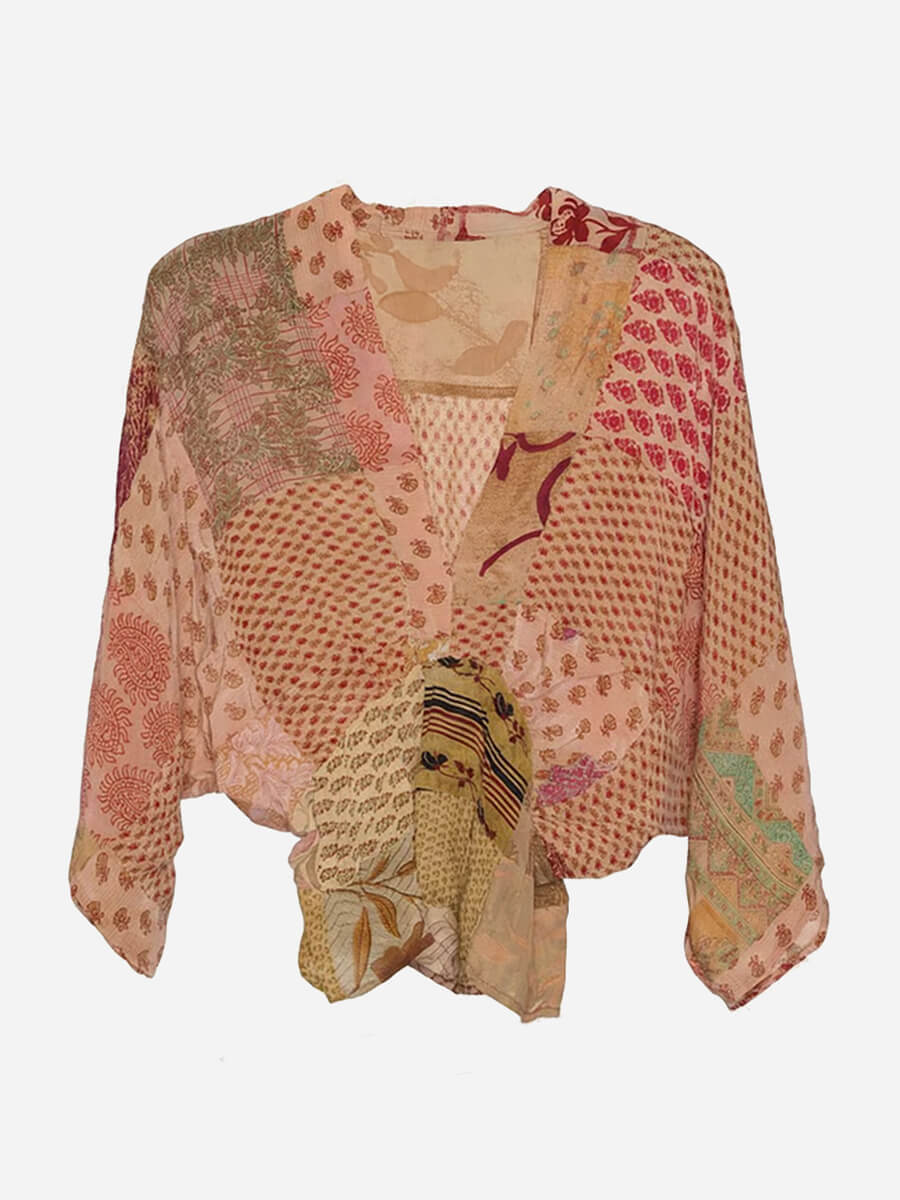 SISSEL EDELBO
Juno Silk Patchwork Top - No.47