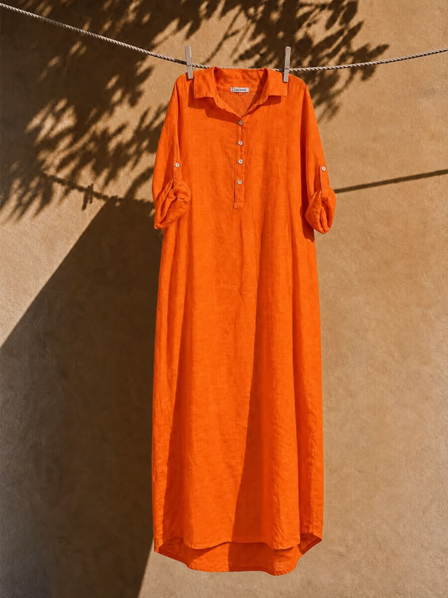 Kaftan Dress - Orange