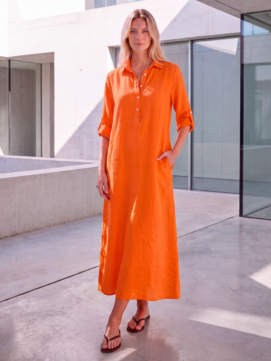 Cabana Living - Kaftan Dress - Orange