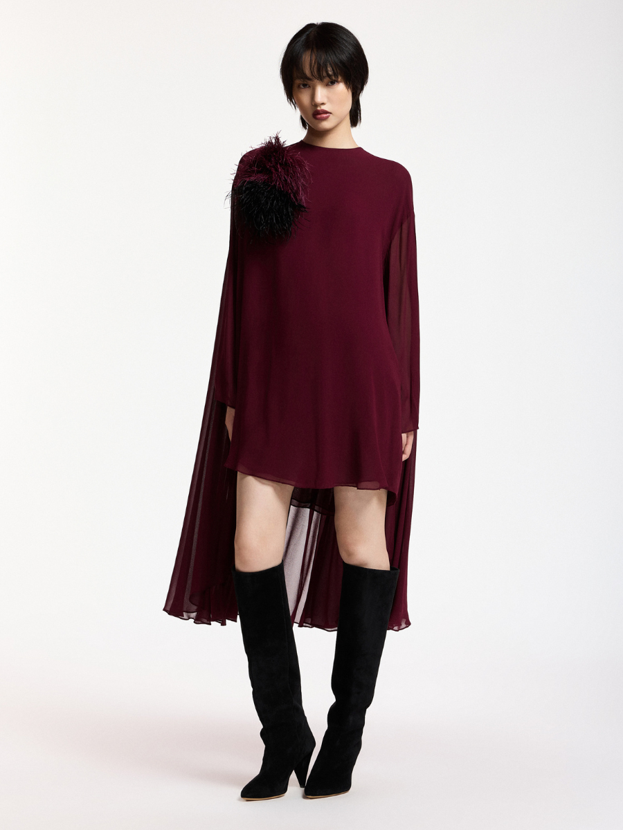 Essentiel Antwerp - Kaydence Dress - Burgundy
