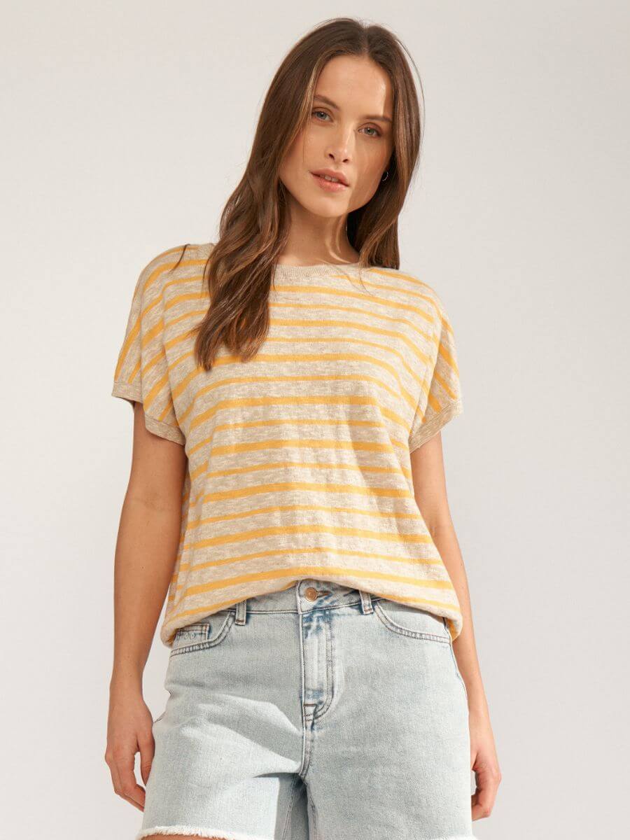 NUMPH
Kiki Boatneck Pullover - Marigold