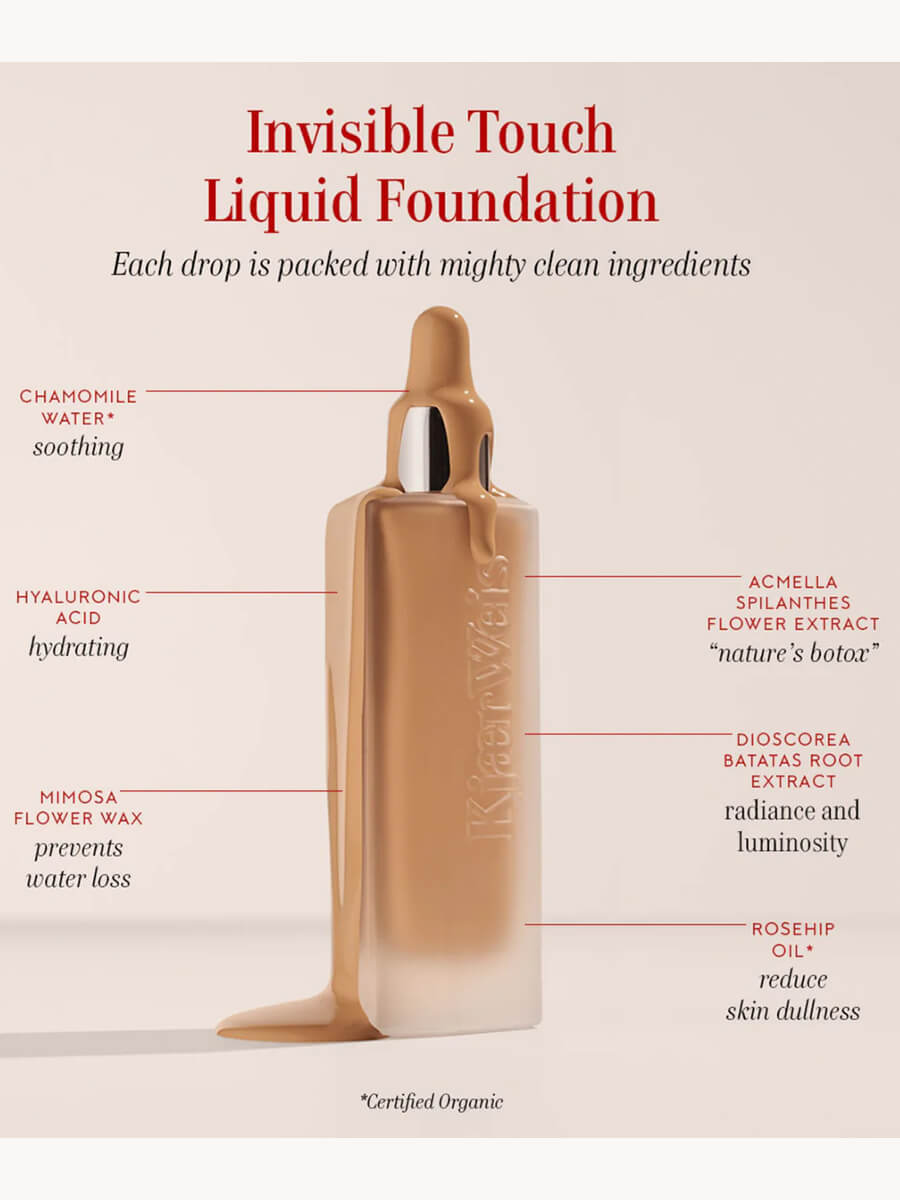 Kjaer Weis Invisible Touch Liquid Foundation - F118_Like Porcelain