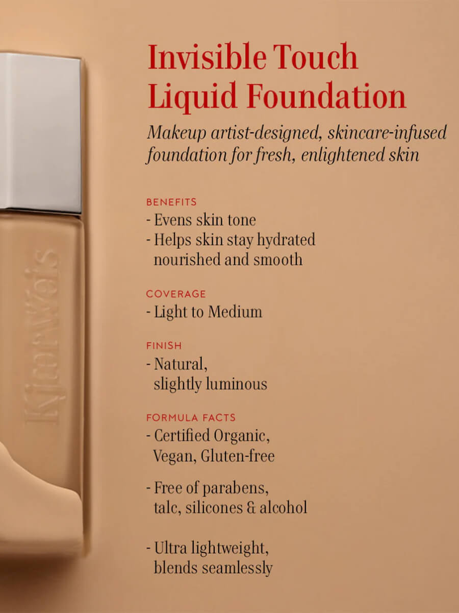 Kjaer Weis Invisible Touch Liquid Foundation - F118_Like Porcelain