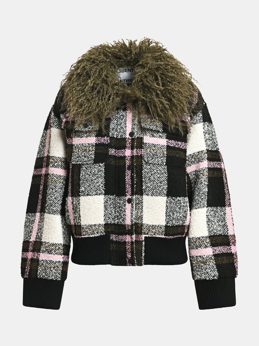 ESSENTIEL ANTWERP - Kpop Bomber Jacket - Khaki Mission