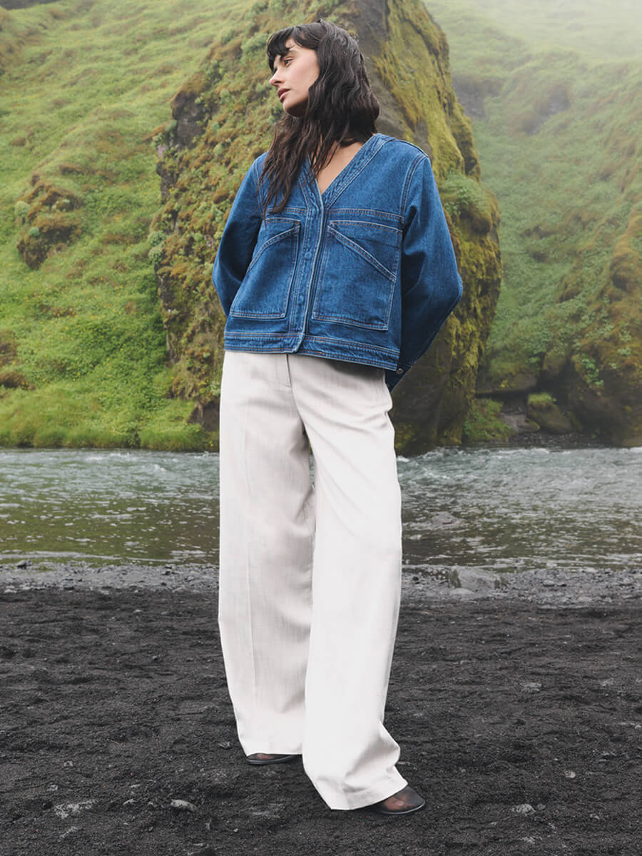 LEVETEROOML LR-Kosa 7 Jacket - Dark wash