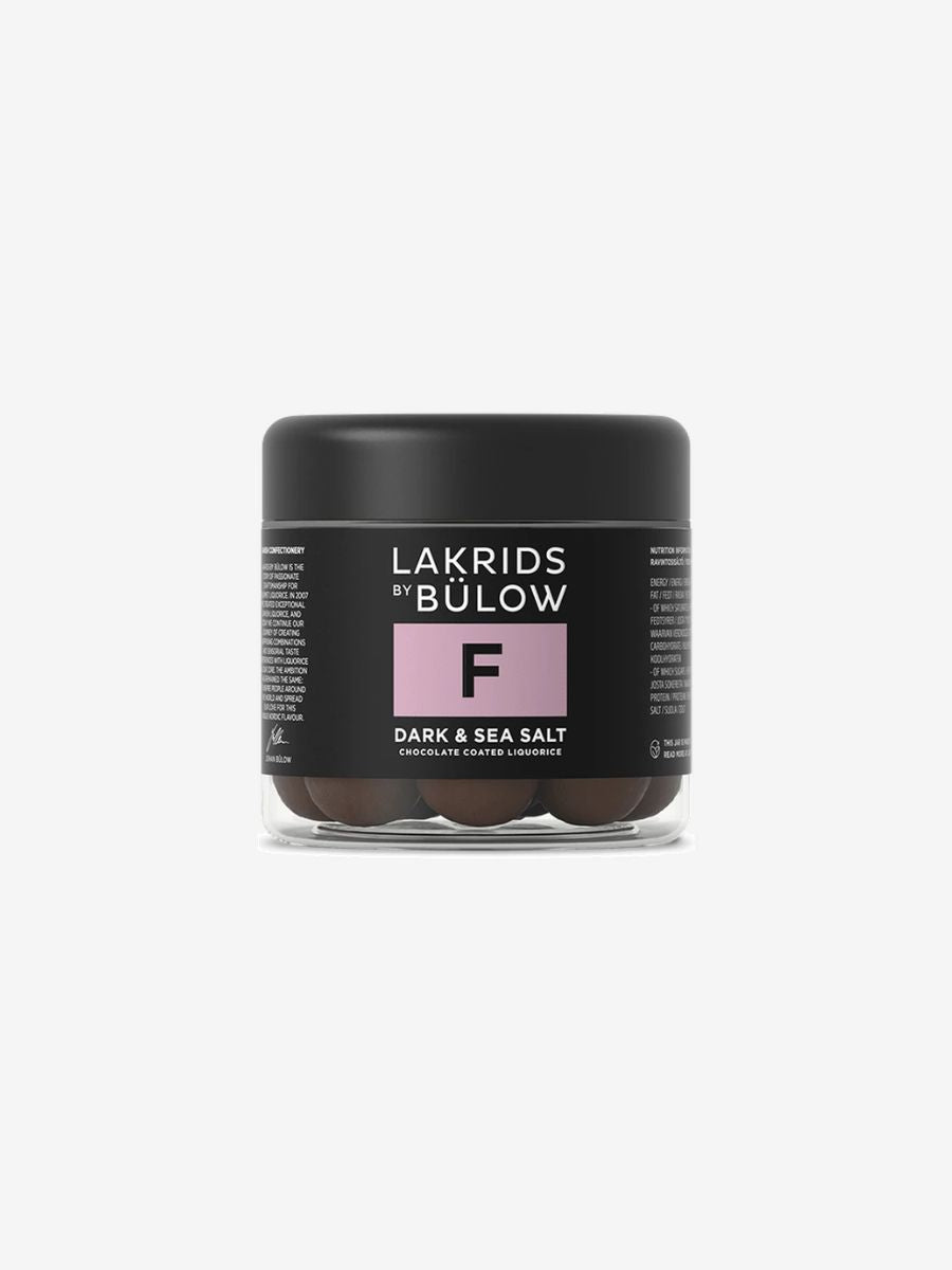 Lakrids By Bulow - F Dark & Sea Salt Liquorice - Small