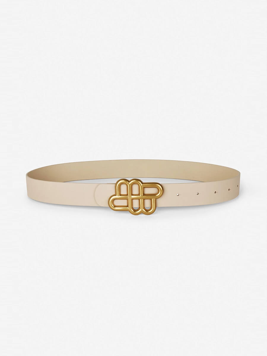 Munthe Latter Belt - Beige