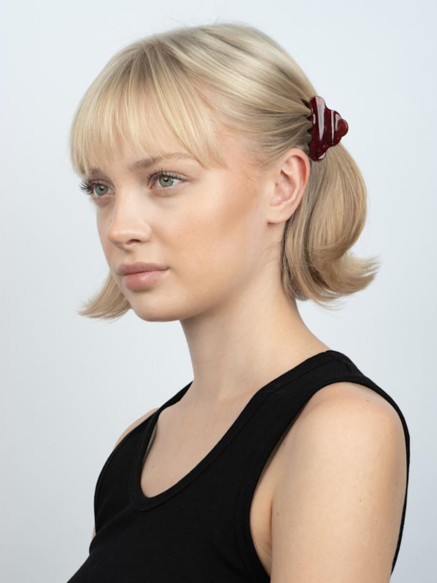 Sui Ava Lene Elegance Mini Hairgrip - Bordeaux