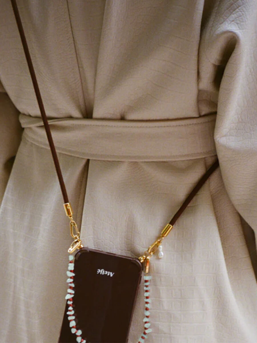 Ateljé Long Phone Cord - Terra