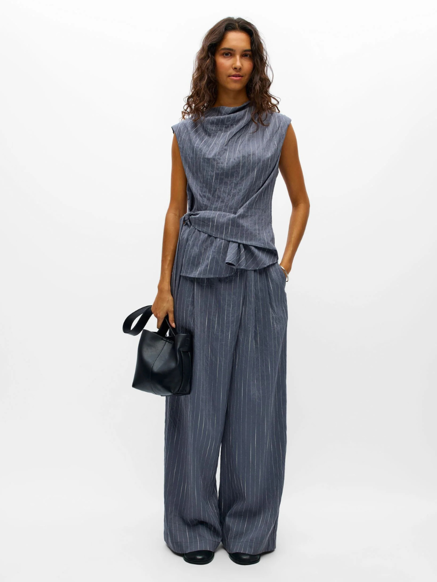 Object - Loy Sleeveless Top - Gunmetal
