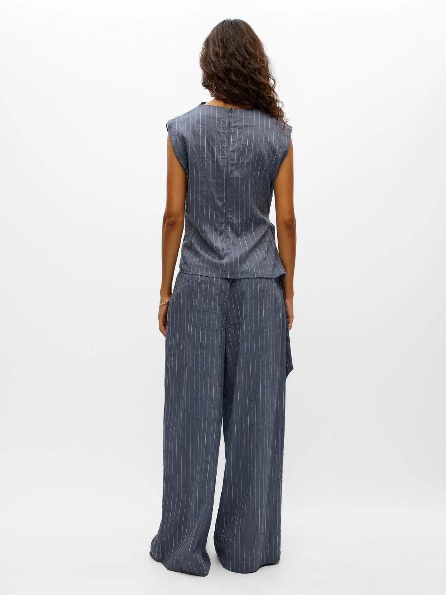 Object - Loy Sleeveless Top - Gunmetal