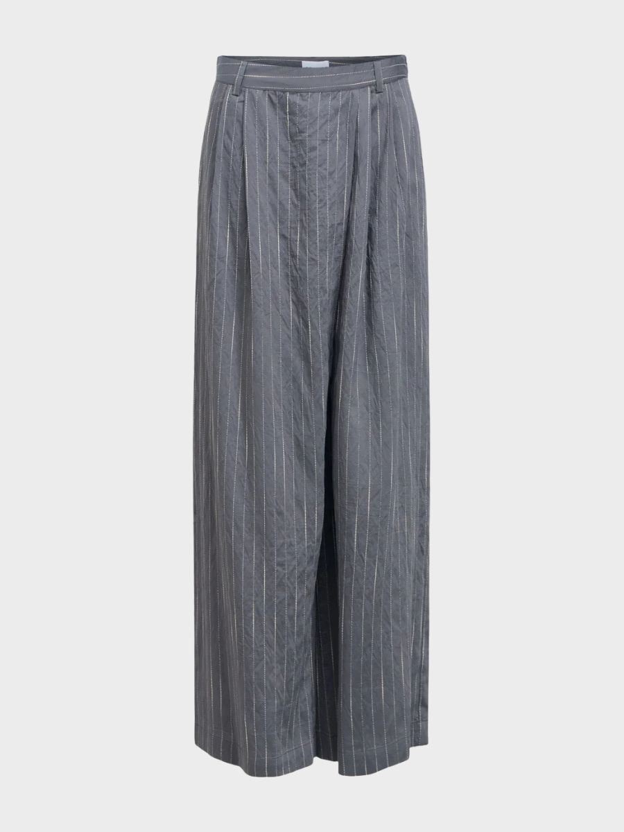Object - Loy Wide Pants - Gunmetal