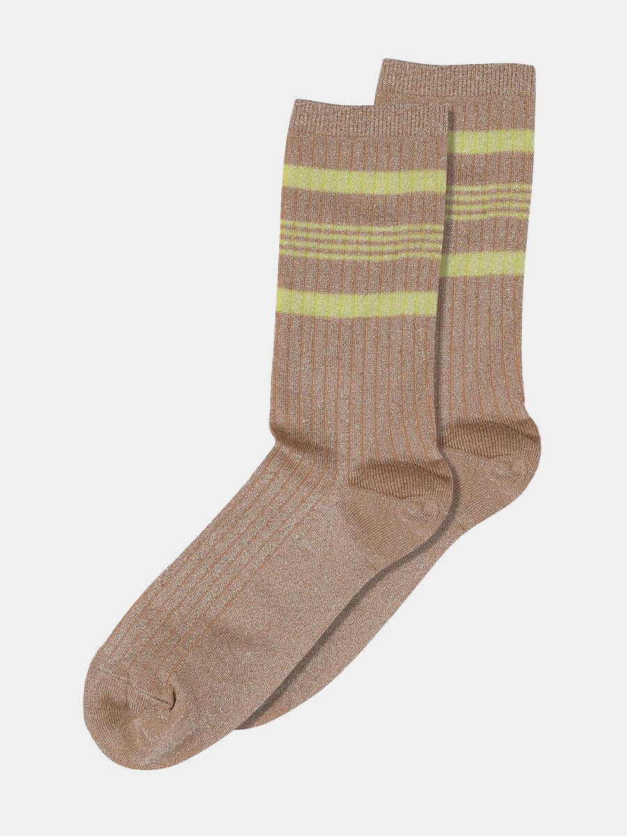 MP Denmark Nohl Ankle Socks - Maple Sugar