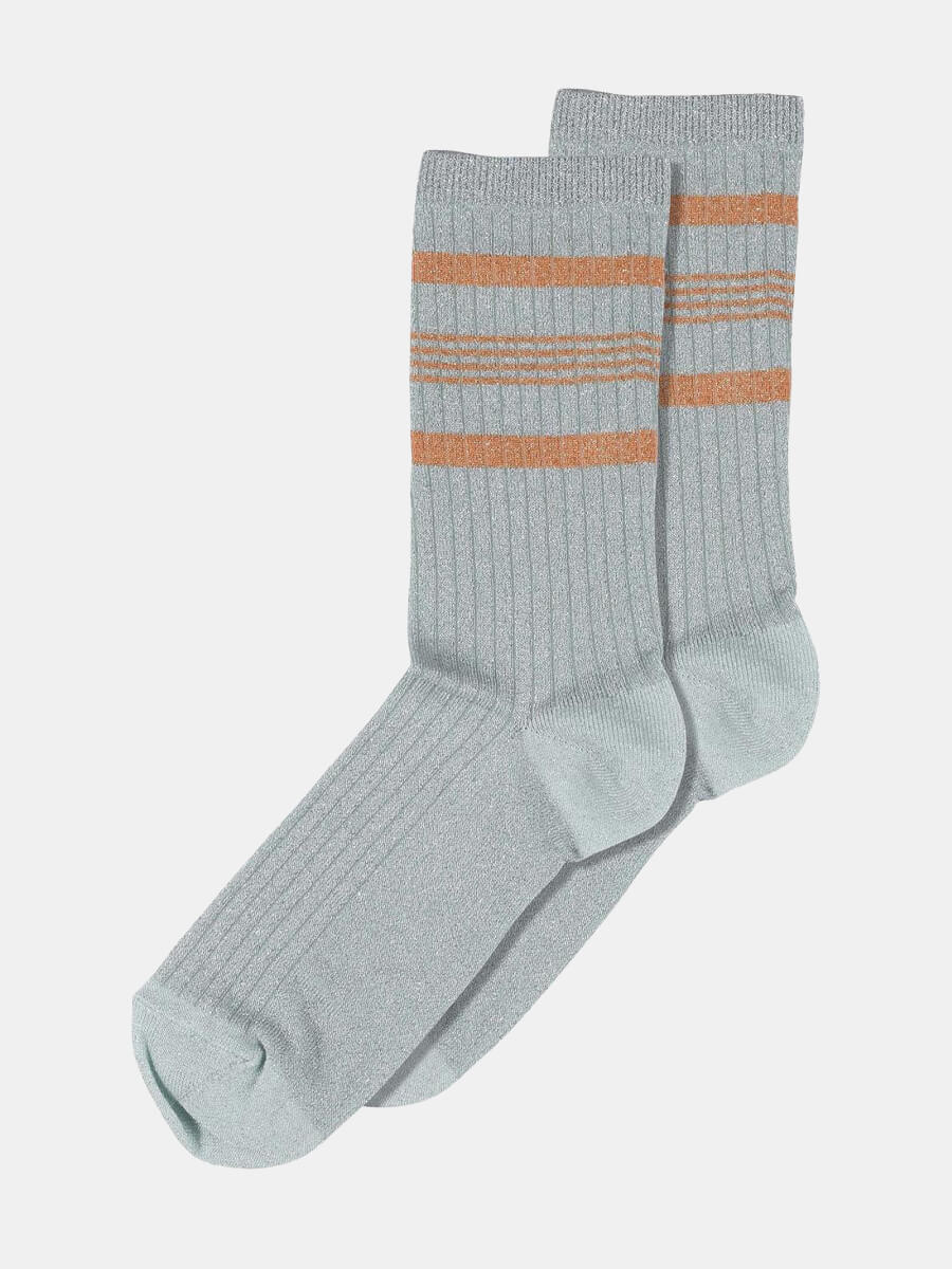 MP Denmark Nohl Ankle Socks - Slate Blue